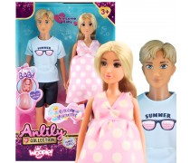 Lėlių rinkinys | Šeima: Nėščia mama, tėtis ir kūdikis | Woopie Royal 57741