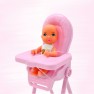 Lėlė su kūdikiu ir maitinimo kėdute | Lily su priedais | Woopie Royal 57765