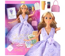 Lėlė Lily su ilgais šviesiais plaukais ir aksesuarais | Woopie Royal 57833