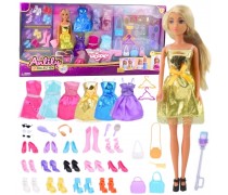 Lėlė | Lili su drabužėliais ir aksesuarais | WOOPIE 57864 Lėlė | Lili su drabužėliais ir aksesuarais | WOOPIE 57864