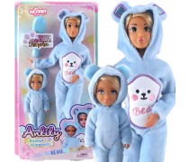 Lėlių rinkinys | mėlyni meškiukų kombinezonai | Woopie 58007 Lėlių rinkinys | mėlyni meškiukų kombinezonai | Woopie 58007