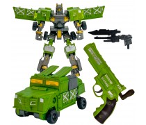Transformuojantis robotas | 3in1 kovinė mašina ir šaudyklė | WOOPIE 58113