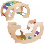 Medinė supynė ir tiltelis 2in1 | Montessori | WOOPIE 58205