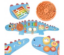 Lavinamoji sieninė lenta | Dinozauras Montessori | WOOPIE GREEN 58212