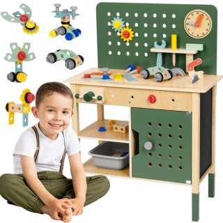 Medinės dirbtuvės | STEM su įrankiais | WOOPIE GREEN 58250