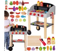 Žaislinis grilis | WOOPIE GREEN medinis su priedais | Woopie 58311