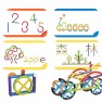 Konstrukcinės kaladėlės | 3D matematinės, 155 dalių | WOOPIE 58366
