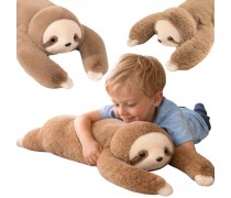 Sensorinis svorinis pliušinis žaislas | tinginys 65cm 1.5kg | WOOPIE 58427 Sensorinis svorinis pliušinis žaislas | tinginys 65cm 1.5kg | WOOPIE 58427