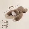 Sensorinis svorinis pliušinis žaislas | tinginys 65cm 1.5kg | WOOPIE 58427
