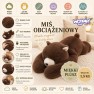 Svorinis pliušinis meškiukas | antistresinis, sensorinis, 65cm, 1500g | WOOPIE 58434