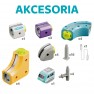 Magnetinė traukinių trasa | Edukacinė, 38 detalių | WOOPIE 58489