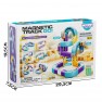 Magnetinis konstruktorius traukinių trasa | 54 dalių | WOOPIE 58496