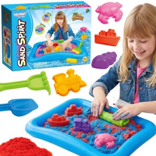 Kinetinio smėlio rinkinys | su pripučiamu baseinu ir formelėmis | WOOPIE 58724 Kinetinio smėlio rinkinys | su pripučiamu baseinu ir formelėmis | WOOPIE 58724