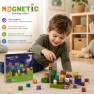 Magnetinės kaladėlės | šviečiančios, Helovino motyvas, 63 detalės | WOOPIE 58878