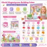 Magnetinės kaladėlės | 48 detalės 3D edukacinė dėlionė Montessori | Woopie 58892