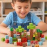 Magnetinės konstruktoriaus kaladėlės | Miškas 75 el. | Woopie 58922