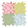 Ortopediniai sensoriniai kilimėliai | 4 vnt. pastelinių spalvų | Woopie 59035