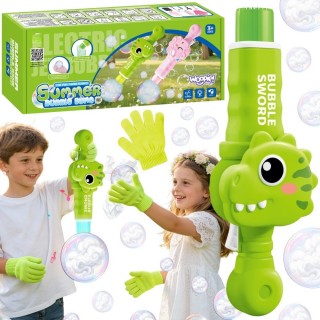 Muilo burbulų pistoletas | žalias dinozauras su dūmais | WOOPIE 59066 Muilo burbulų pistoletas | žalias dinozauras su dūmais | WOOPIE 59066