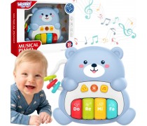 Lavinamasis muzikinis pianinas meškiukas | šviesiai mėlynas | WOOPIE BABY 59134 Lavinamasis muzikinis pianinas meškiukas | šviesiai mėlynas | WOOPIE BABY 59134