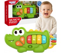 Interaktyvus žaislinis pianinas | muzikinis krokodilas | Woopie 59158 Interaktyvus žaislinis pianinas | muzikinis krokodilas | Woopie 59158