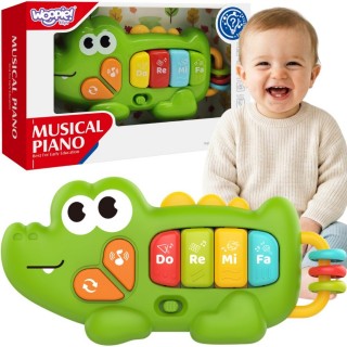 Interaktyvus žaislinis pianinas | muzikinis krokodilas | Woopie 59158 Interaktyvus žaislinis pianinas | muzikinis krokodilas | Woopie 59158