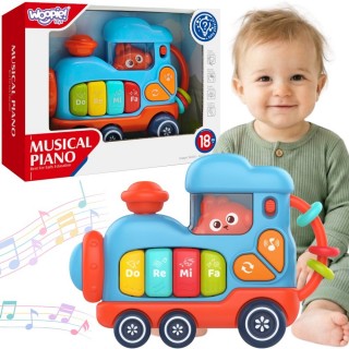 Interaktyvus muzikinis pianinas | Lavinamasis lokomotyvas | WOOPIE BABY 59189 Interaktyvus muzikinis pianinas | Lavinamasis lokomotyvas | WOOPIE BABY 59189