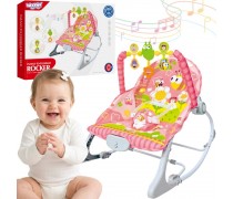 Gultukas - sūpuoklė | rožinis su vibracija ir lanku | WOOPIE 59288 Gultukas - sūpuoklė | rožinis su vibracija ir lanku | WOOPIE 59288