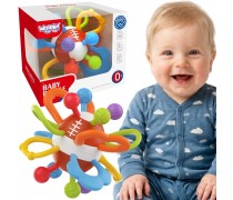 Lavinamasis barškutis - kramtukas | jutiminis kamuoliukas | WOOPIE 59486 Lavinamasis barškutis - kramtukas | jutiminis kamuoliukas | WOOPIE 59486