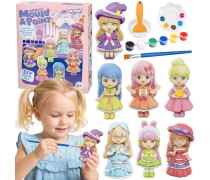 Kūrybinis gipso liejimo rinkinys | Magnetukai Princesės | WOOPIE 59493 Kūrybinis gipso liejimo rinkinys | Magnetukai Princesės | WOOPIE 59493