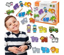 Medinis varstymo žaidimas | Safari ZOO Montessori | VIGA 59549N