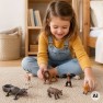Laukinių gyvūnų figūrėlių rinkinys | Safari, 6 dalys | WOOPIE 59943