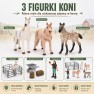 Figūrėlių rinkinys ūkis | su žirgais ir ūkininku | WOOPIE 599500