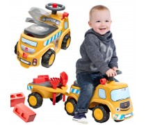 Paspiriama mašinėlė | statybinis sunkvežimis JCB su priekaba | Falk 715C