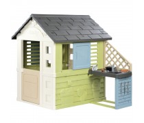 Sodo namelis | Smoby Life Pretty su virtuve ir priedais | Smoby 810738