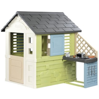 Sodo namelis | Smoby Life Pretty su virtuve ir priedais | Smoby 810738