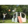 Daugiafunkcinė žaidimų aikštelė | Su čiuožykla, krepšiniu ir futbolu | Smoby 840206