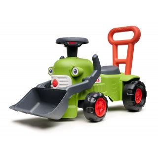 Paspiriamas traktoriukas | Claas su priekaba ir kaušu | Falk 912D
