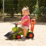 Paspiriamas traktoriukas | Claas su priekaba ir kaušu | Falk 912D