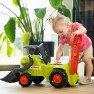 Paspiriamas traktoriukas | Claas su priekaba ir kaušu | Falk 912D