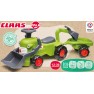 Paspiriamas traktorius | Claas su priekaba ir krautuvu | Falk 912N