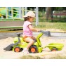 Paspiriamas traktorius | Claas su priekaba ir krautuvu | Falk 912N