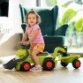 Paspiriamas traktorius | Claas su priekaba ir krautuvu | Falk 912N