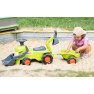 Paspiriamas traktorius | Claas su priekaba ir krautuvu | Falk 912N