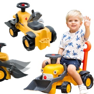 Paspiriamas traktorius | geltonas Komatsu su kaušu | Falk 916D