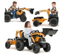 Minamas traktorius nuo 3 m. iki 7 metų | su ekskavatoriumi, krautuvu ir priekaba Case CE | Falk 997Y