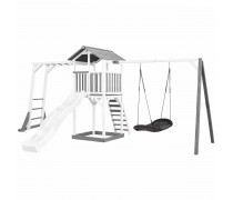 Medinė žaidimų aikštelė | Roxy su čiuožykla ir sūpynėmis | AXI A025.134.92 Medinė žaidimų aikštelė | Roxy su čiuožykla ir sūpynėmis | AXI A025.134.92