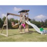 Medinė žaidimų aikštelė | su čiuožykla ir sūpynėmis Malik | AXI A030.502.90