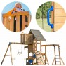Medinė žaidimų aikštelė | su čiuožykla ir sūpynėmis | AXI A030.504.30