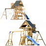 Medinė žaidimų aikštelė | su čiuožykla ir sūpynėmis | AXI A030.504.30