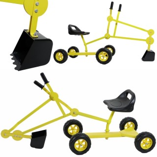 Smėlio ekskavatorius su sėdyne | Metalinis, geltonas, sukasi 360° | AXI A031.170.00